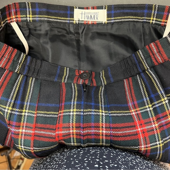 Plaid Kilt Inspired Pleated Skirt Dark Academia Scottish Highland Vibes British - Picture 8 of 10